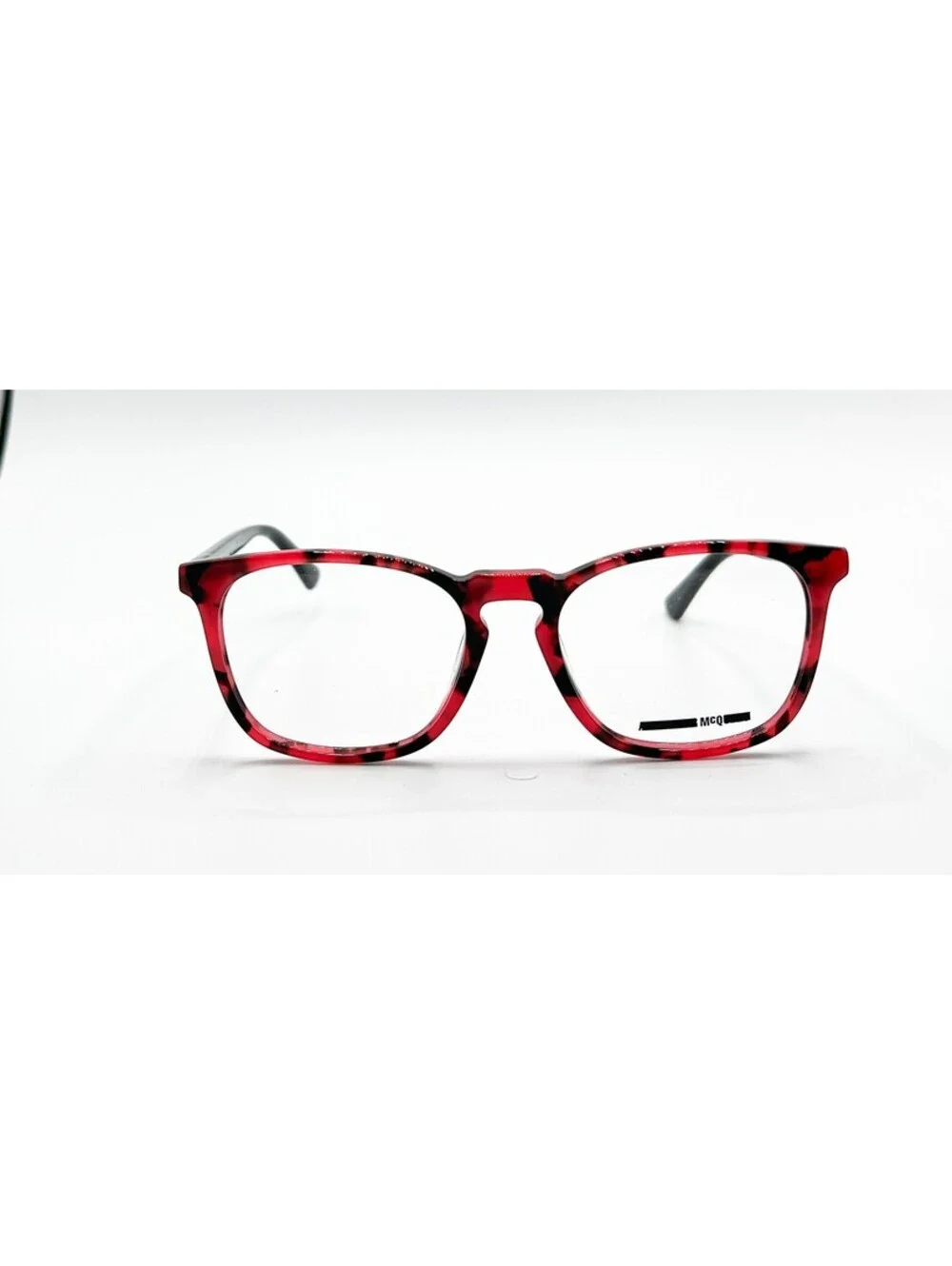 Mcq Mq0128O 003 Black Red Authentic Eyeglasses 52-18-145